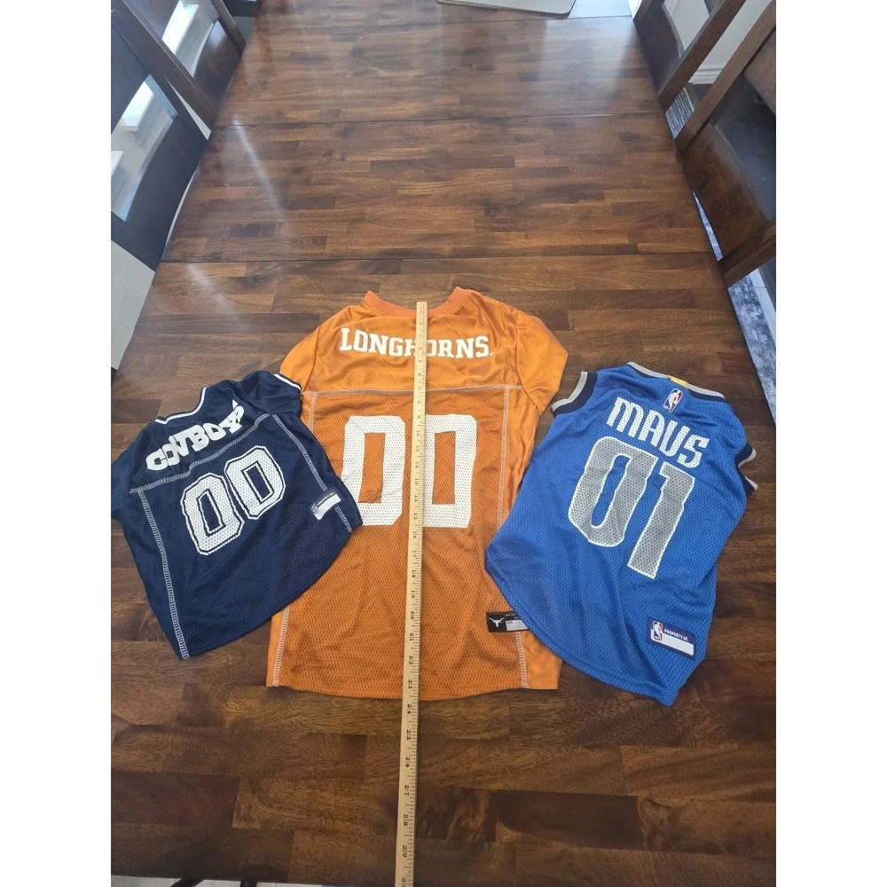Dog Jerseys Texas Longhorn Dallas Mavericks Cowboys Medium Dog Sizes Sku97